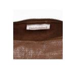 KLEO-PATHRA CUIR Trousse ronde Ø5,5x22 cm Or