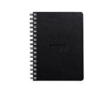 Clairefontaine Rhodia Touch Wirebound Mixed Media Book A6 Portrait - Black