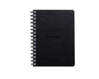 Clairefontaine Rhodia Touch Wirebound Mixed Media Book A6 Portrait - Black