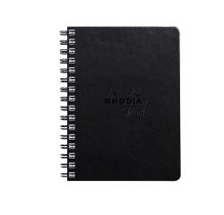 Rhodia Touch Mixed Media Book, papier Paint'On extra-blanc 250g - A6 portrait, 64 pages - Noir