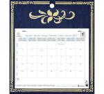 Calendrier mensuel EasyCal Skytos avec feuillets détachables 24 x 18 cm sur support plaque imprimée 27,5 x 30,5 cm 2027 - Couleurs assorties