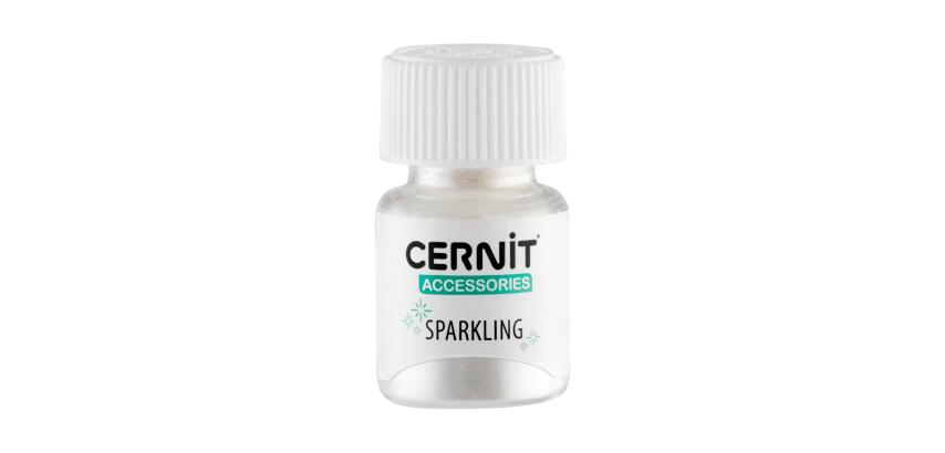 CERNIT - Metallic effect colored powder - Silver - Can be mixed - 5g jar - CE6100005080C - Silver