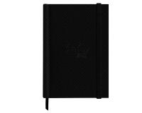 Rhodia Touch Watercolor Book accordéon, papier grain fin 100% coton 300g - A5 portrait, 24 pages - Noir