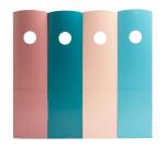 Exacompta, Set mit 4 Mag Cube, Stehsammler, Skandi - Farben sortiert