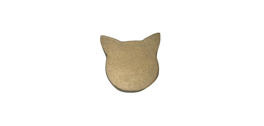Set de 10 petites boites chats 6x6x3cm - Kraft