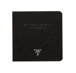 Flying Spirit carnet dos carré 50F 10,5x10,5cm 90g - Noir