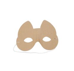 Masque enfant chat 4,5x13x11cm - Kraft