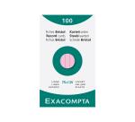 Packung mit 100 Stück Karteikarten ungelocht, 75x125mm, 205g, liniert - Rosa