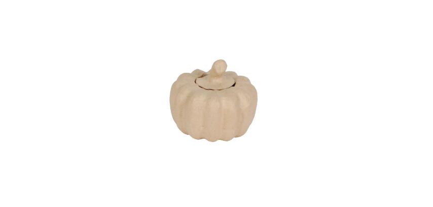Boite citrouille 15x15x13cm - Kraft