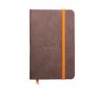 Rhodia Rhodiarama Notebook - 9 x 14 cm - Plain - Hard Cover - Chocolate