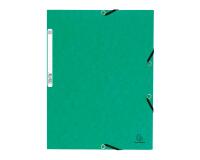 Chemise à élastiques 3 rabats carte lustrée 355g/m2 - Vert