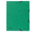 Exacompta Elasticated 3 Flap Folders Pre Printed - Assorted colours