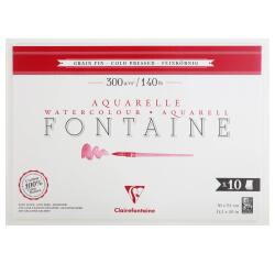 Fontaine bloc collé 1 côté 10F 36x51cm 300g grain fin