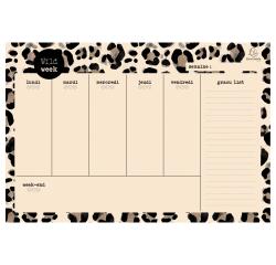 Hebdo Planner Dark Roar 26.5 x 18 cm - Image