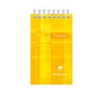 Bloc Pupitre reliure intégrale 7,5x12,7cm 60 feuilles détachables lignées Couleur aléatoire