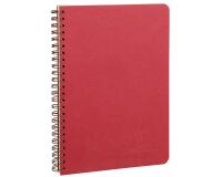 Cahier reliure intégrale Age Bag A5 100 pages petits carreaux - Rouge