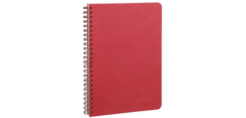 Cahier reliure intégrale Age Bag A5 100 pages petits carreaux - Rouge