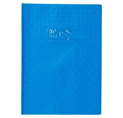 Protège-cahiers grain losange PVC 18/100ème avec porte-étiquette A4