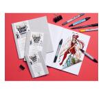 Layout double-face carnet cousu collé 32F 22x22cm 220g