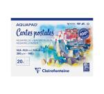 Aquapad Cartes Postales bloc collé 20F A6 300g
