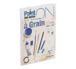 Paint'ON à grain bloc collé 20F A5 250g