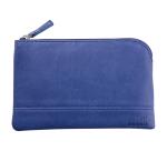 Rhodiarama etui met rits in kunstleer - maat S - 11x17 cm - Sapphire