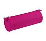 Trousse textile ronde Ø7x22 cm, 3 couleurs assorties - - Assortis
