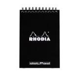 Notepad A6 80 feuilles DOT 80 g. - Noir