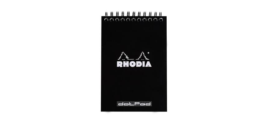 Notepad A6 80 feuilles DOT 80 g. - Noir