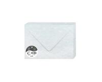Enveloppe Pollen Clairefontaine 120 g/m² sans fenêtre avec bande de protection couleur marbrée - Paquet de 20