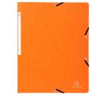 Elasticated folder without flap 355gsm hard glazed mottled premium pressboard - A4 size