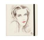Fontaine Stitch bound Watercolour Post Cards 300g, 21x21cm - White