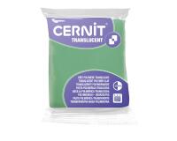 CERNIT - A Bar of Translucent Polymer Clay - Baking Modelling Clay - Lime green colour - 56 g block - CE0920056605C