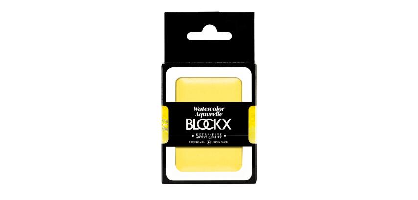 Aquarellfarbe, Blockx Gelb - Großer Napf 18ml - Blockx Gelb