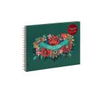 Frida Kahlo, Carnet d'artiste reliure intégrale 32 x 24 cm, 40 feuilles de papier dessin blanc multitechniques 180g