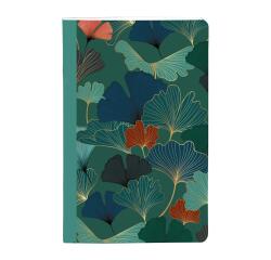 Gaïa bleu, Carnet cousu fil 9x14cm, 96 pages, ligné, ass.