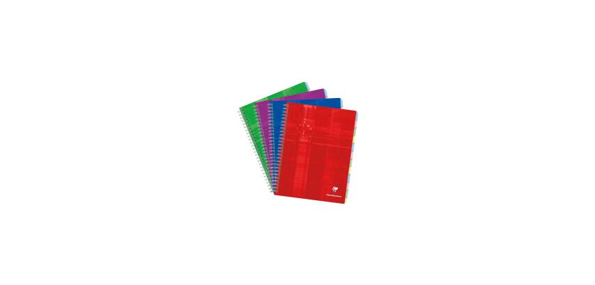 Répertoire libre reliure intégrale 17x22cm 120 pages petits carreaux Couleur aléatoire - Assortis