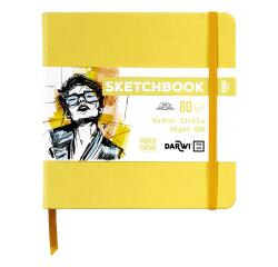DFY Sketchbook 14x14 80F 140g - Jaune pâle