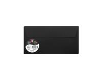 Sachet de 5 enveloppes Pollen DL 110x220 120g/m2 - Noir