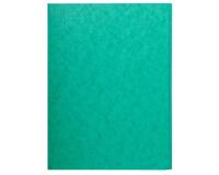 Chemise simple sans élastique avec 3 rabats carte lustrée 400gm2 - A4 - Vert