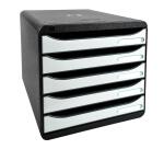 Module de classement Big Box Plus 5 tiroirs Glossy