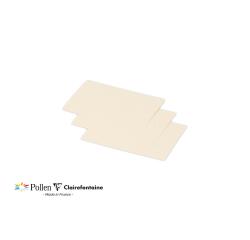 Paquet de 25 cartes simples Pollen 70x95mm 210g/m²