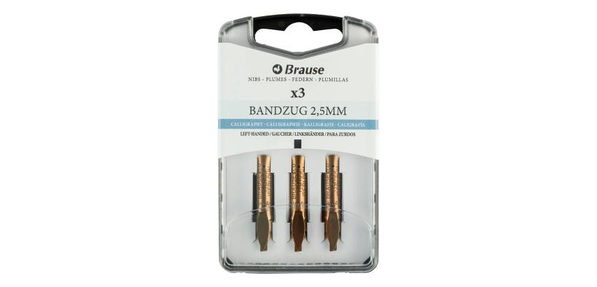 BOX OF 3 BANDZUG NIBS FOR LEFT-HANDERS