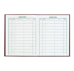 Brochure 320X240 Courrier arrivée 160 pages - Rouge