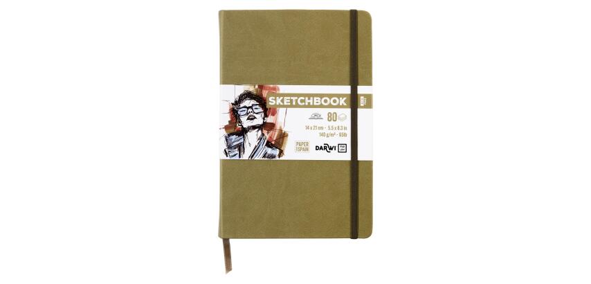 DFY Sketchbook 14x21 80F 140g - Kaki