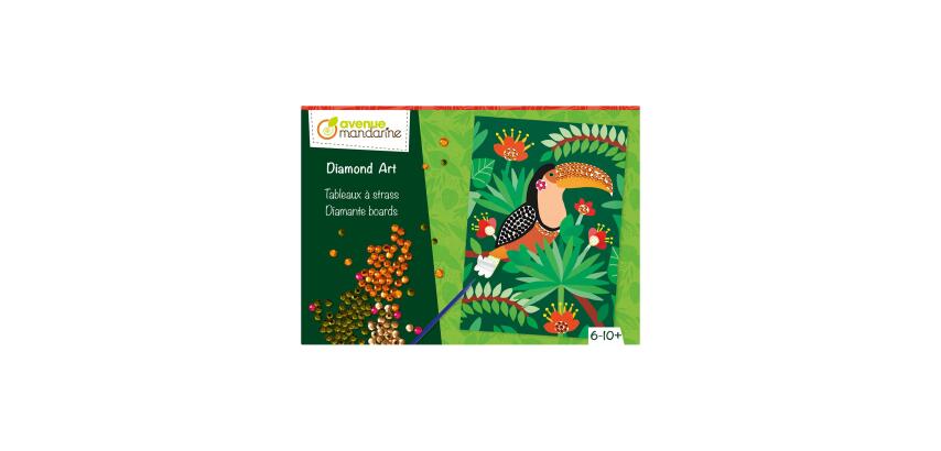 Boîte créative, Diamond Art - Vert
