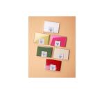 Coffret Pollen de 20 enveloppes C6 (114 x 162 mm) + 20 cartes simples 110 x 155 mm - Eté - Assortiment