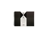 Album à personnaliser de 40 feuilles 185g/m2 au format 32x24cm - Noir