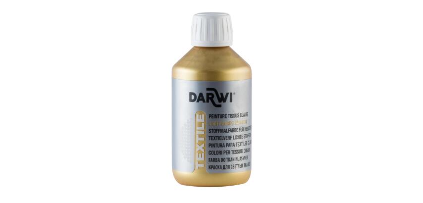 Darwi Textilfarbe Tex, 250 ml, Gold