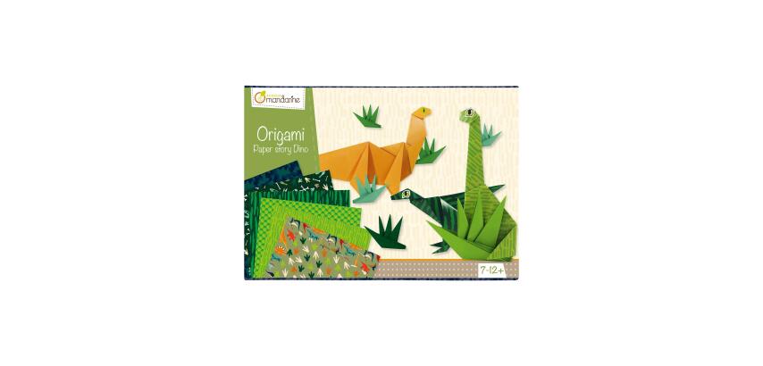 Creatieve box, Origami Dino - Groen